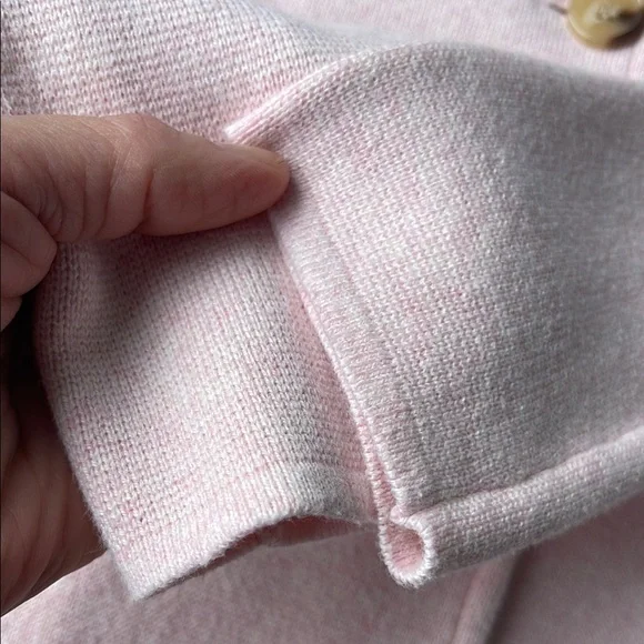 J. Crew Factory Knit Pink Blazer Tailored Minimalist Design, XXS. - Picture 3 of 4